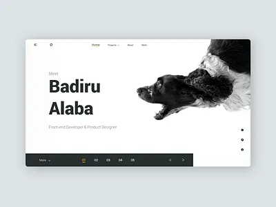 Portfolio web UI @dailyui @design @ui @uidesign @uiux @webdesign @prototyping @uiux design @uxdesign branding ux