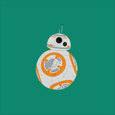 BB-8 adobe bb 8 design illustration may the 4th may the 4th be with you star wars vector wacom