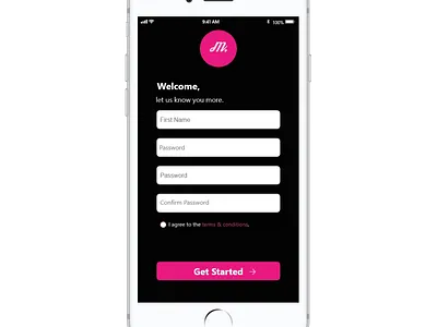 dailyui challenge 001 signup daily 100 challenge daily ui dailyui mobile sign up signup ui