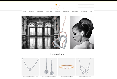 Web + Graphics for Aurifame art direction brand identity branding creative direction design graphic design jewelry shop layout design luxury branding minimalistic photo editing photo manipulation photography photoshop product design product photography typogaphy ui ux web design