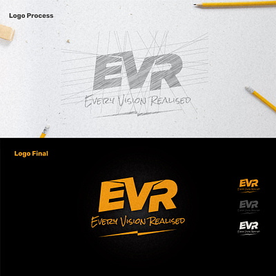 EVR logo grid brand brand identity branding branding design design female athlete grids illustration logo logo grid logodesign logotype typography vector