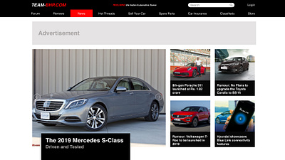 Team BHP Redesign automotive car design figma interaction interface teambhp ui ui design uidesign