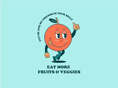 orange fruits design flatdesign illustration