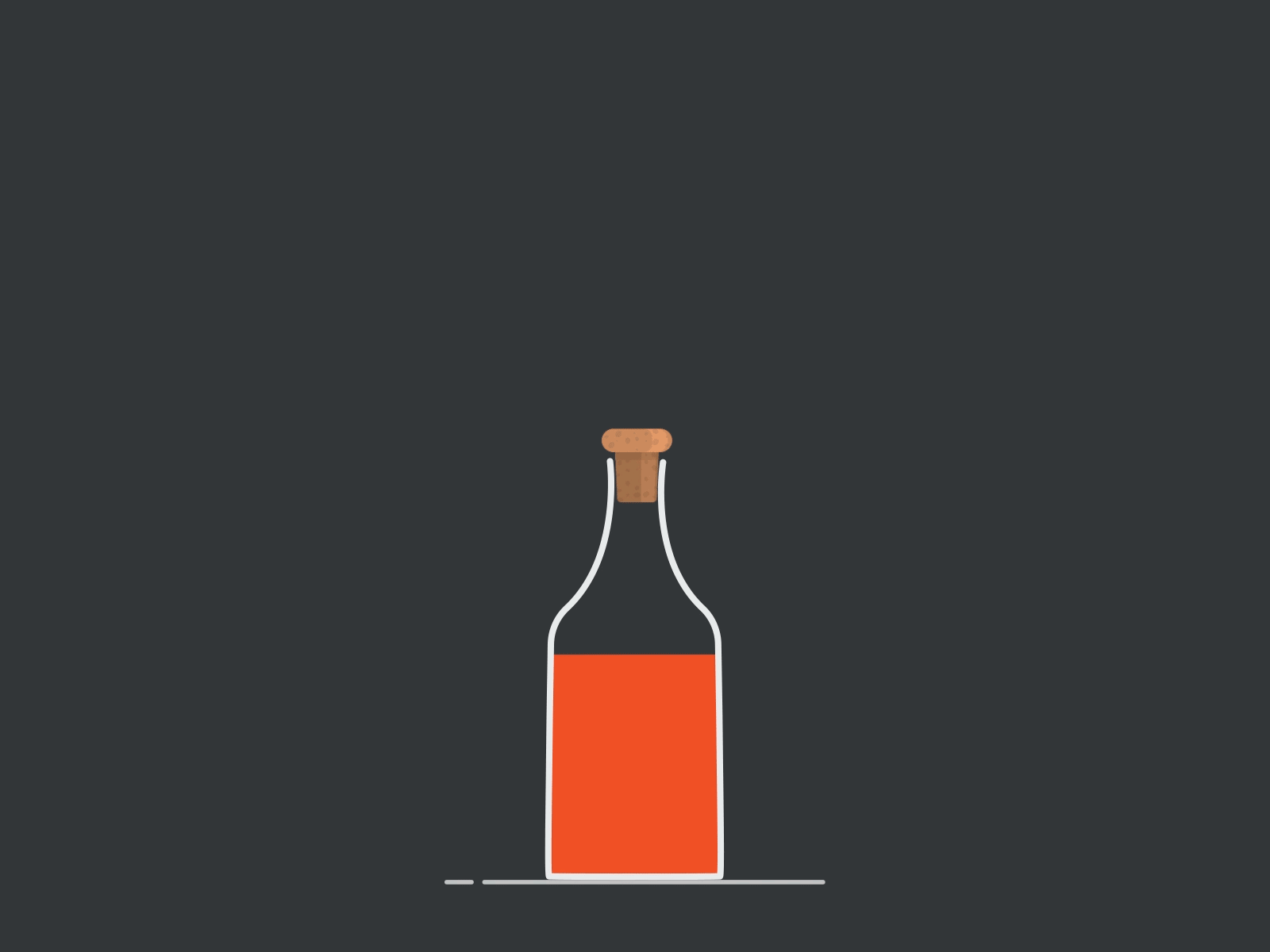 Bottle glass morph ae after effect aftereffects animation art design dribble dribble shot illustration illustrator minimal morphing motion motion design motion graphic vector