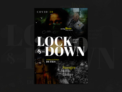 Lockdown Poster artwork design graphic design graphics lockdown poster poster a day poster art poster design