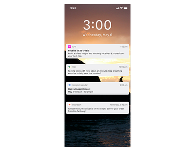 Daily UI (Day 49) dailyui dailyui049 notifications