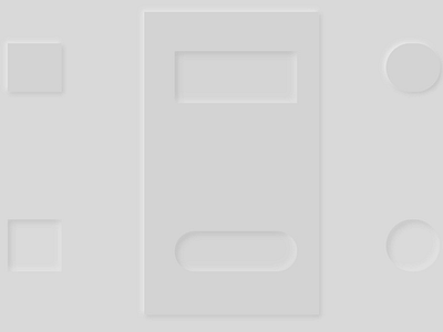 Neumorphic shapes for UI design adobe adobexd app app design component design element illustrator interfacedesign ios neomorphic neumorphic neumorphism ui uidesign uiux userinterface webdesign xd xd design
