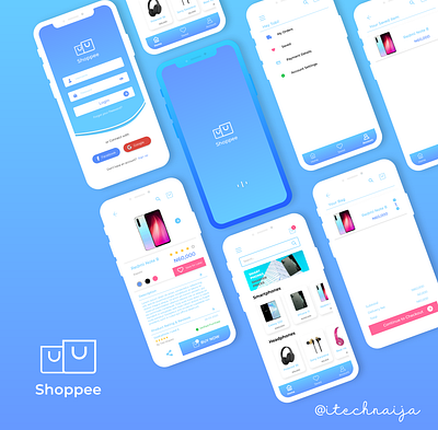 Shoppee store app app app design design smartphone store store app ui ui design