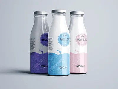 Dairy products - logo design and branding branding design logo package design vector