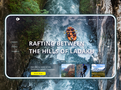 Explore The Unexplored Screen 3 - UI Design Challenge affinity designer affinity photo app design challenge design freelancer ui ux ux design website