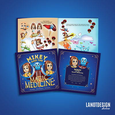 Mikey and the Magic Medicine book book cover design lanotdesign manila mikeyandthemagicmedicine philippines