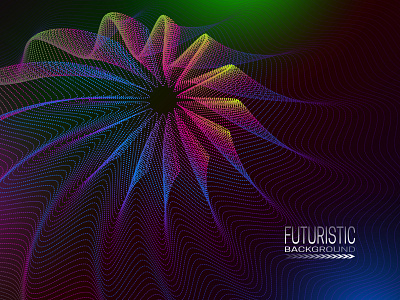 Futuristic background abstract background banner cyberspace design futuristic iridescent layout network stream techno template vector vibrant web