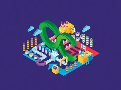 Isometric illustration for a pharmaceutical company brand branding factory illustraion industry isometric isometric art isometric design isometric illustration isometry laboratory magazine illustration pharma изомертия иллюстрация производство