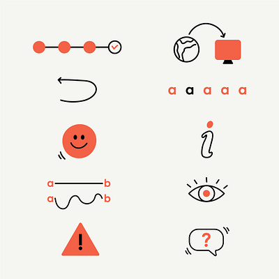 10 Usability Heuristics Icons icon pack icon set icons ui ux