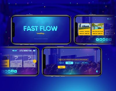 Fast Flow 3D iPhone11 pro mockup 3d lowpoly game apple game art game design hyper casual game iphone11 iphone11 mockup iphone11 pro max mockup iphone11pro iphone11promax lowpoly mobile game ui uiux