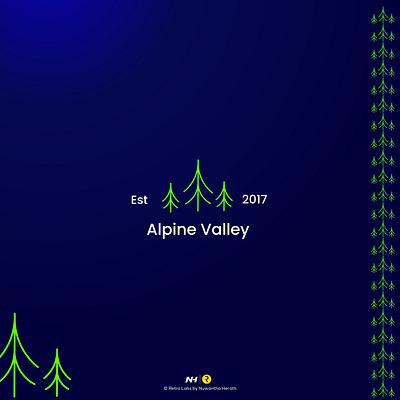 Alpine Valley app brand design brand identity branding design flat icon identity branding logo design minimal