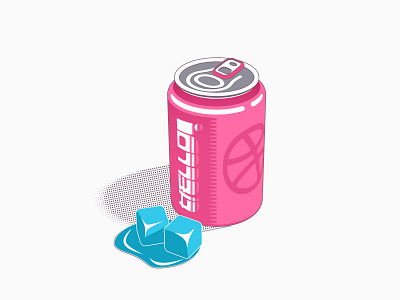 Dr. Ibbble ai art bogdan ponomarev bpcncmarev can dribbble dribbble invite drinks firstshot flat flat design ice illustration isometry juice refreshing soda vector