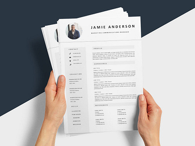 Free Marketing Communications Manager Resume Template cv template design free cv template free resume free resume template freebie freebies resume resume cv resume design resume template