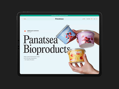 Panatsea Armenia [Main page] armenia dairy e commerce main page shop store ui web design yogurt