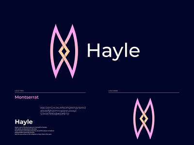 Hayle Logo Design | H letter brand logo mark 3d abstract app icon branding branding design concept design designer gradient h letter logo hayle icon logo 2020 logo design minimal social technical vector