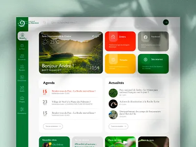 Intranet - PNDLR art direction branding design ui desktop flat minimal ui ux website