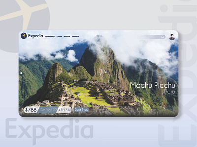 Expedia Website Design expedia travel ui uidesign uiux ux webdesign website website design