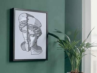 Mural poster art decor design digitalart illustrator interior poster