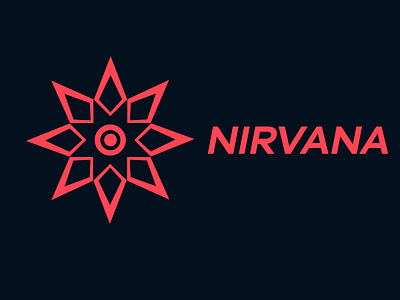 nirvana logo brand brand design branding design logo logo design logodesign logos logotype web design