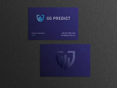 GG PREDICT analitycs brand identity branding bussines card card esport esports logo goodgame graph multiplayer shield video game