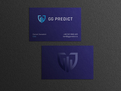 GG PREDICT analitycs brand identity branding bussines card card esport esports logo goodgame graph multiplayer shield video game