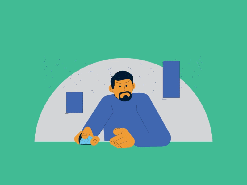 man animation character animation design digital illustration motion graphics video