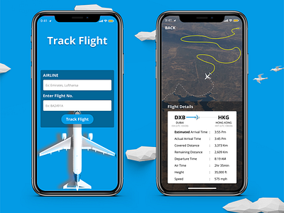 Daily UI #20: Location Tracker 100daychallenge airplane daily ui daily ui 020 dailyui flights location tracker mobile ui ui ui design