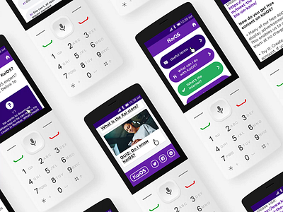 KaiOS App: Digital Skills development drupal education educational website feature phone google interactive internet kaios learning mobile mobile app mobile uiux phone platform quiz skills training