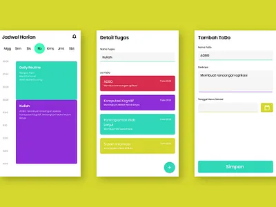 ToDoList App mobile todolist ui