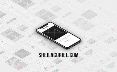 sheilacuriel.com photographer uidesign wordpress
