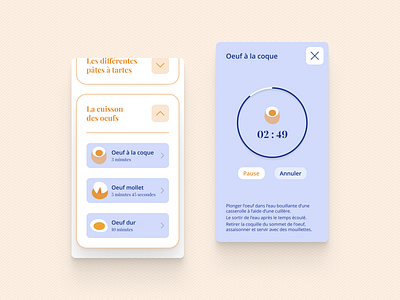 #dailyui #014 Countdown timer 014 cooking countdown timer dailyui mobile ui