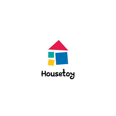 Housetoy - Toy Store 50 days logo challenge brand branding dailylogochallenge design dlc house illustration house logo icon identity illustrator logo toy toy store toys vector