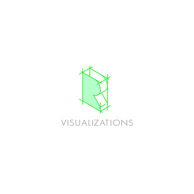 R Visualizations 3d architecture challenge design logo logocore logotype typography