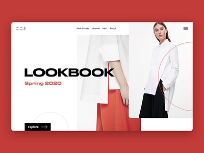 Lookbook Concept concept design ecommerce fashion minimalism modern trendy typography webdesign