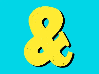 Ampersands ampersand calligraphy character color hand lettering illustration lettering letterpress letters procreate type typography