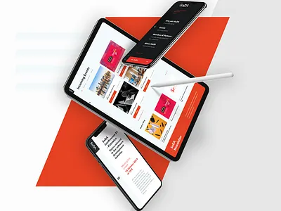 SoDA agency branding business design graphic design gray illustration landing layout mdevelopers minteractive red redesign ui ux vector web webdesign website www