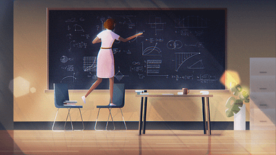 Women in Space - NASA special apollo 11 blackboard class classroom katherine goble lesson math mathematics school space teacher tutor woman illustration women women empowerment women in illustration womens womens day