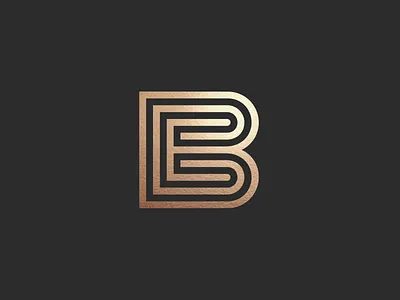 BE monogram logo custom type freelance designer lettering ligature logo design logo designer logotypes monogram wordmark