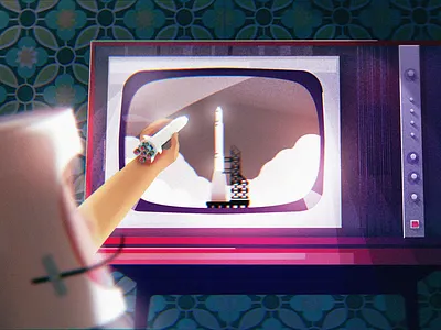 Apollo 11 launched 50 years ago apollo apollo11 little boy living room nasa old tv retro rocket space space shuttle space toy tv