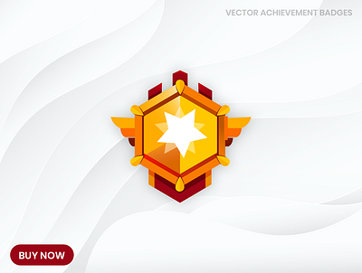 Vector Badges achievement badge badges clean experience illustration illustrator level rank rating reward skill vector