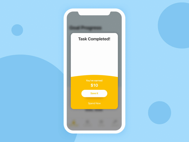 Task Completed animation app concept design mobile mobile app ui ui design ux ux design