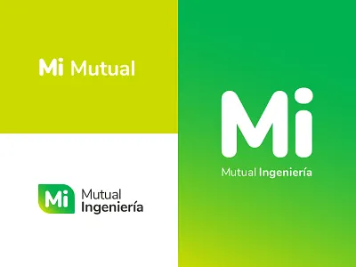 Mi Mutual - Logo design app branding design logo typography ui ux vector