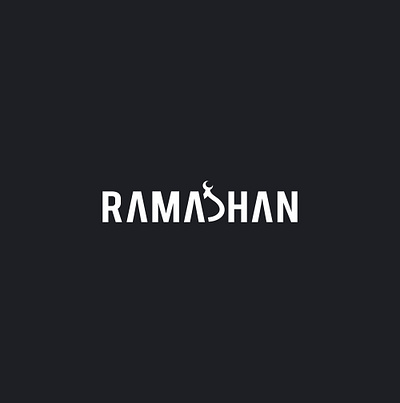 ramadhan design flat logo ramadan kareem typography