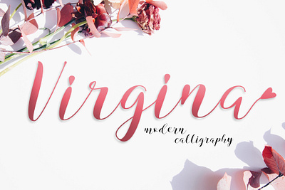 Virgina Font typography