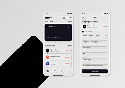 Neuomorphism Design - Bank App app design neuomorphism ui